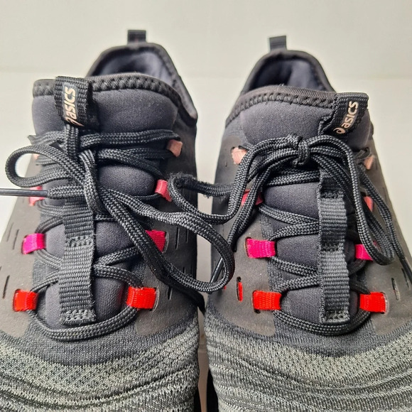Asics Fuzetora Twist Black Frosted Rose Running‎ Shoes Womens Size 8.5 - Picture 10 of 13